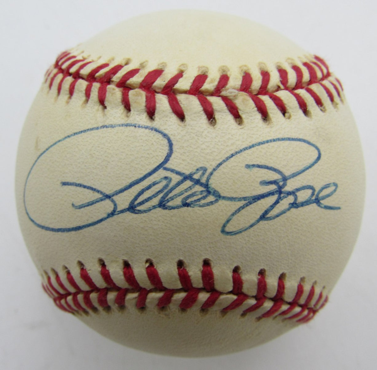 Pete Rose Single Signed/Autographed ONL Baseball Cincinnati Reds JSA 215300