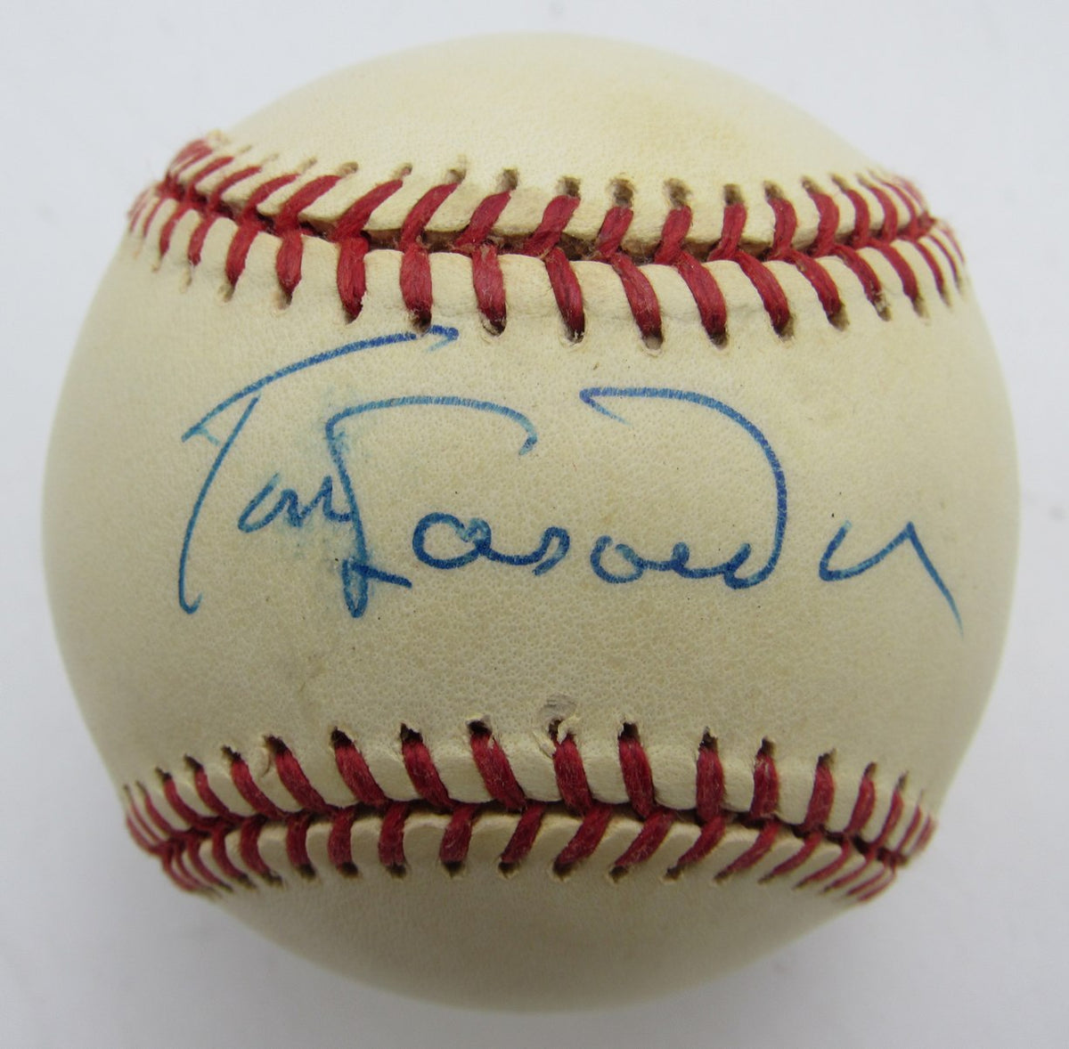 Tommy Lasorda HOF Single Signed/Autographed ONL Baseball Dodgers JSA 215302
