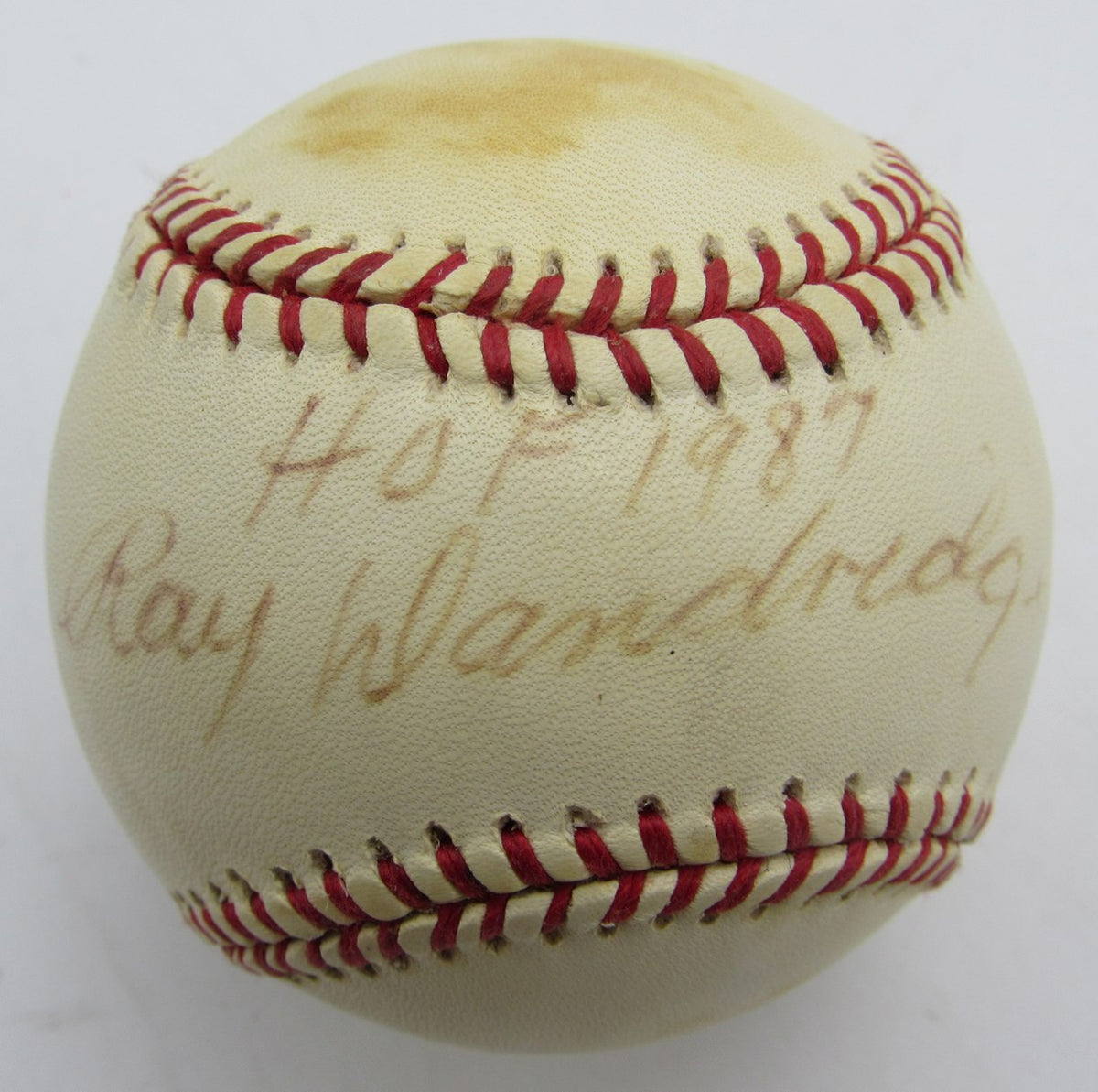 Ray Dandridge HOF Single Signed/Inscribed OAL Baseball Newark Eagles JSA 215304
