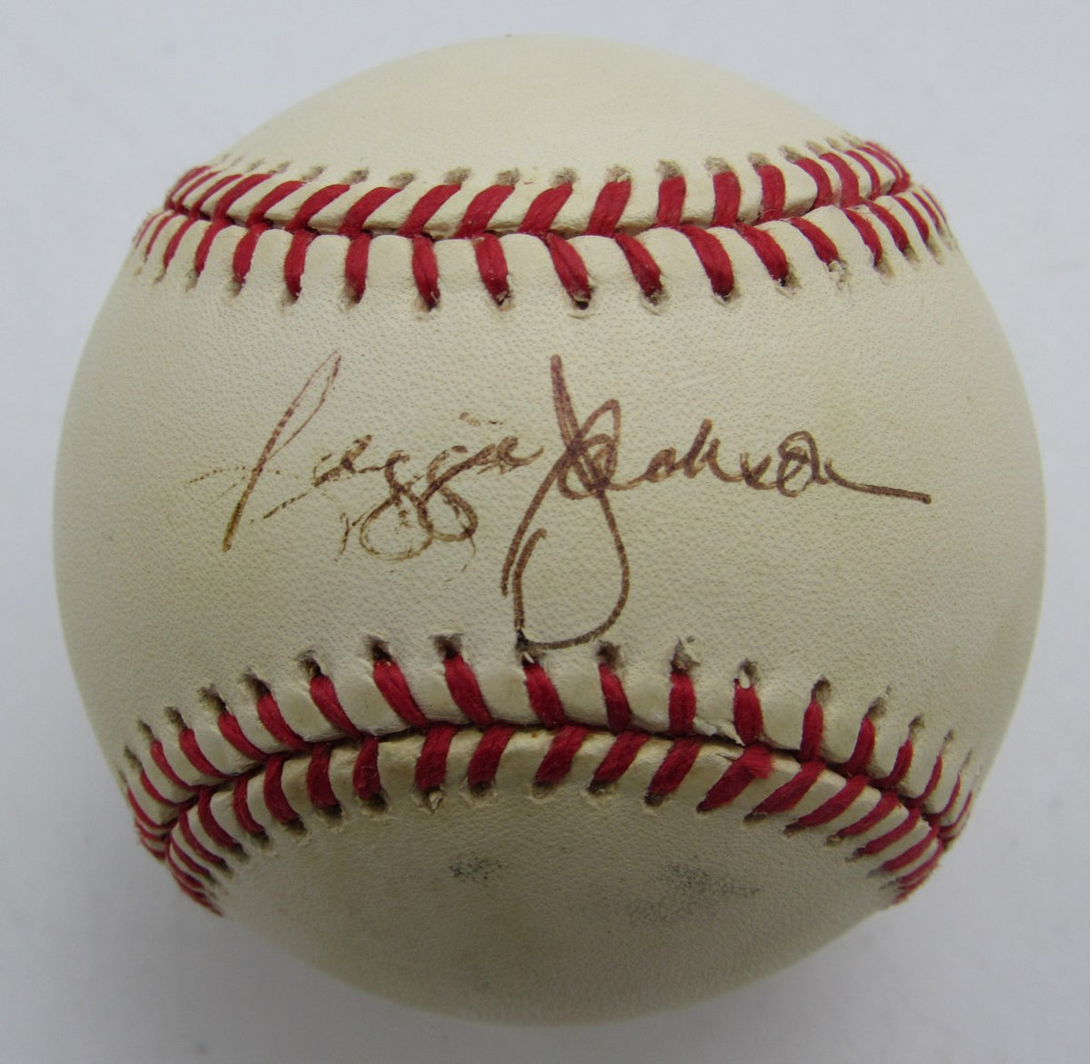 Reggie Jackson HOF Single Signed/Autographed OAL Baseball Oakland A's JSA 215305