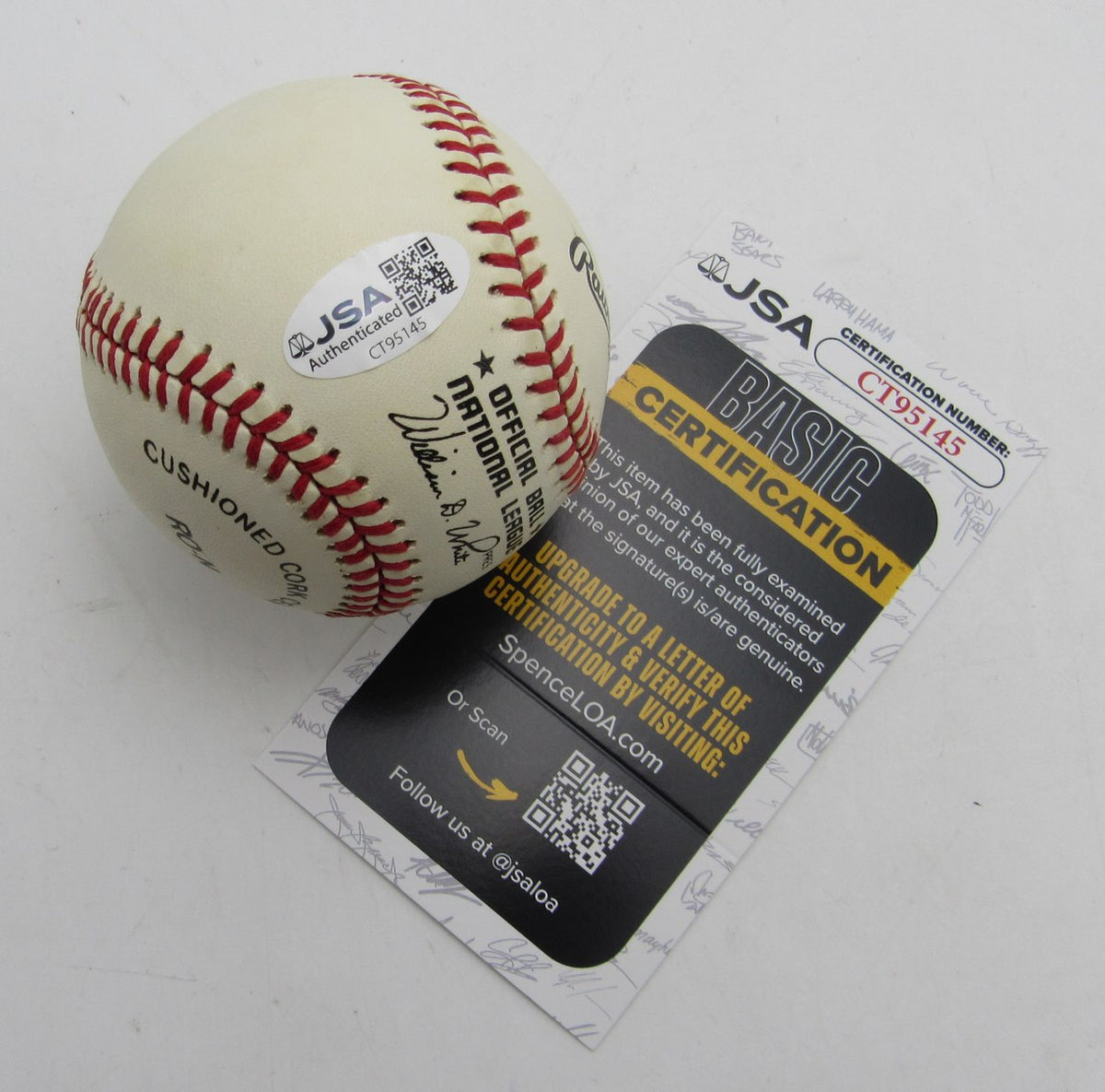 Steve Carlton HOF Signed/Auto ONL Baseball Philadelphia Phillies JSA 215319