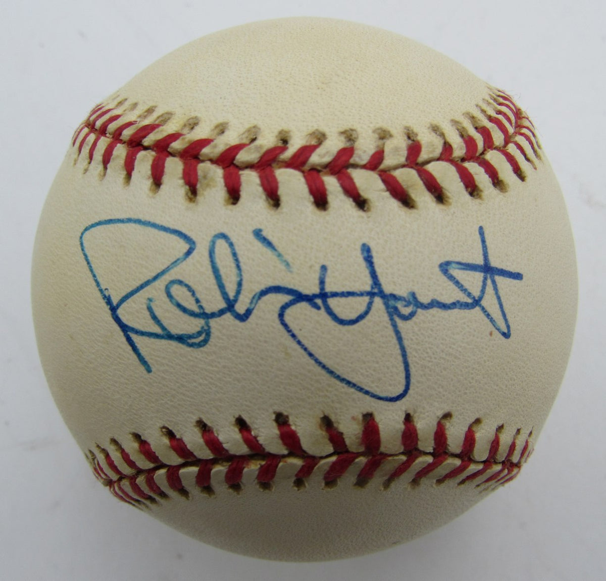 Robin Yount HOF Single Signed/Autographed OAL Baseball Brewers JSA 215327