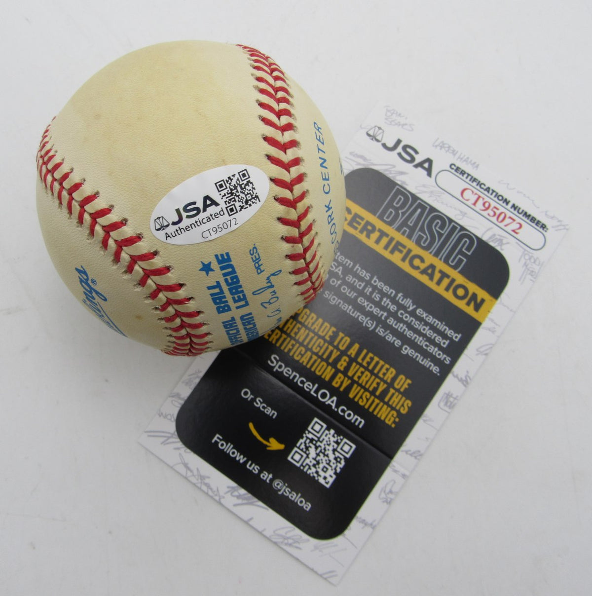 Brooks Robinson HOF Single Signed/Inscribed OAL Baseball Orioles JSA 215328