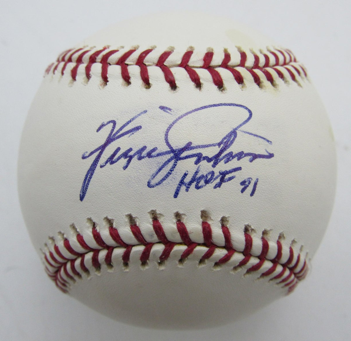 Fergie Jenkins HOF Single Signed/Inscribed OML Baseball Chicago Cubs JSA 215334
