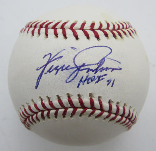 Fergie Jenkins HOF Single Signed/Inscribed OML Baseball Chicago Cubs JSA 215334