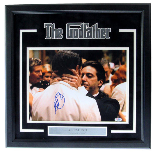 Al Pacino Actor Signed 11x14 The Godfather Photo Framed PSA/DNA 215348