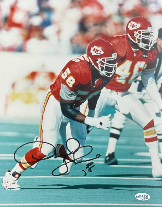Derrick Thomas HOF Signed/Autographed 11x14 Photo Kansas City Chiefs JSA 214457