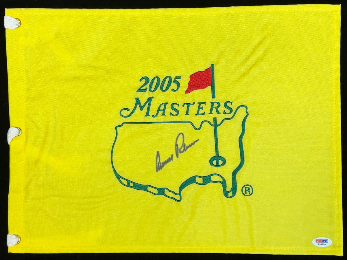 Arnold Palmer Signed/Autographed 2005 Masters Pin Flag PSA/DNA 215465