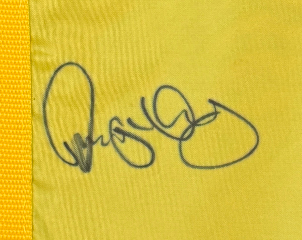 Rory McIlroy Signed/Autographed 2012 Ryder Cup Medinah Pin Flag JSA 215468