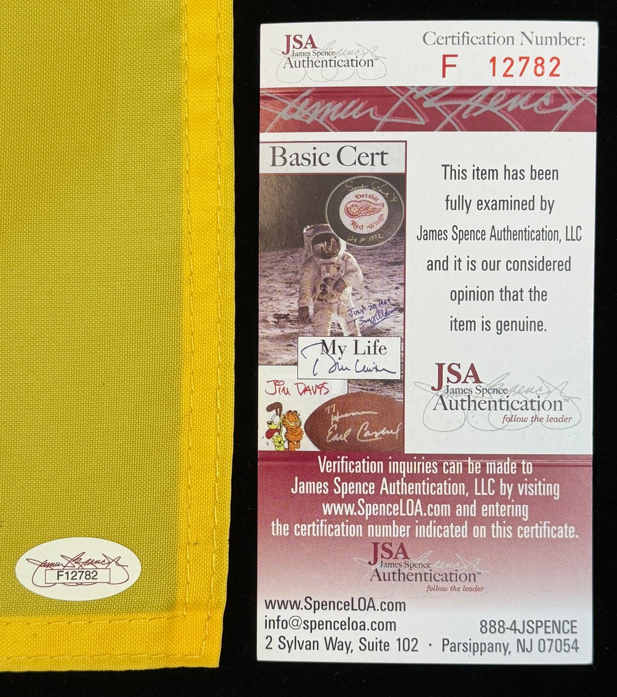 Rory McIlroy Signed/Autographed 2012 Ryder Cup Medinah Pin Flag JSA 215468