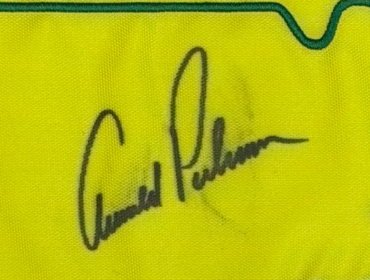 Arnold Palmer Signed/Autographed 2011 Masters Par 3 Contest Pin Flag JSA 215469