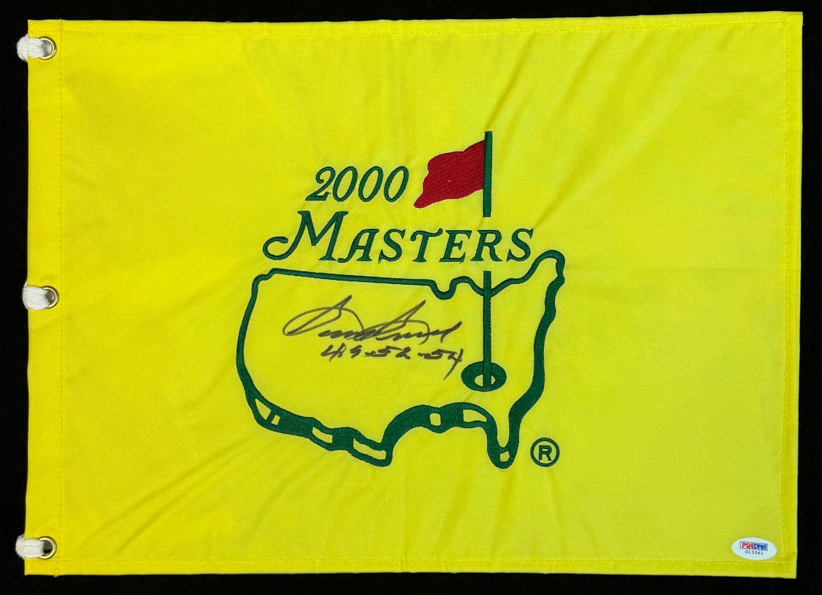 Sam Snead Signed/Inscribed 2000 Masters Pin Flag PSA/DNA 215471
