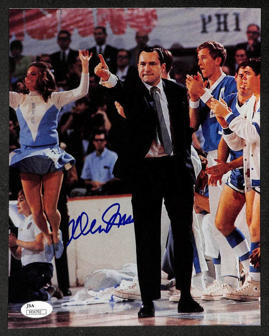 Dean Smith Signed/Autographed 8x10 Photo UNC Tar Heels JSA 215509