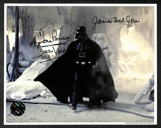 Dave Prowse/James Earl Jones Dual Signed/Auto 8x10 Photo Star Wars JSA 215510