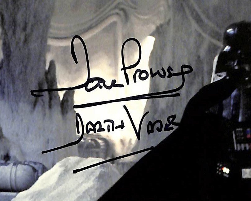 Dave Prowse/James Earl Jones Dual Signed/Auto 8x10 Photo Star Wars JSA 215510
