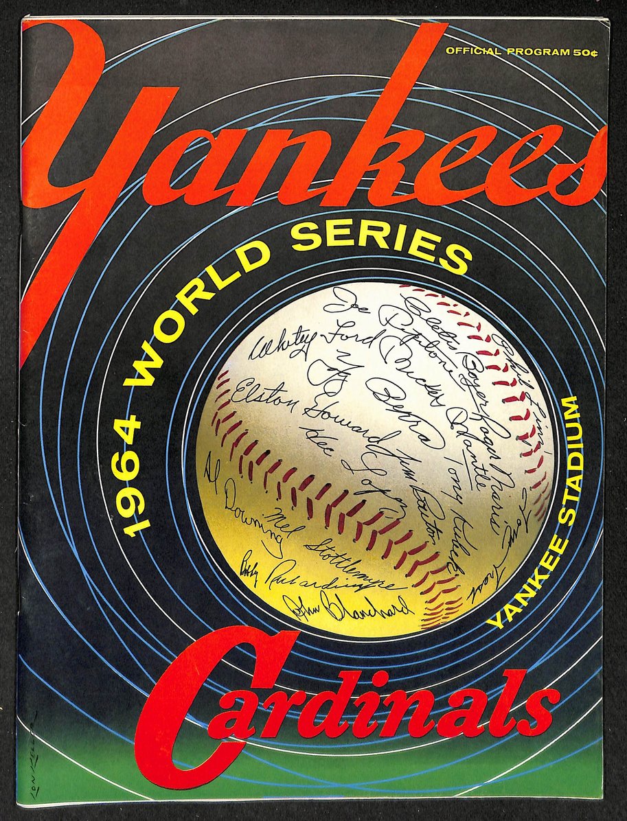 1964 World Series Program New York Yankees vs. St. Louis Cardinals 215488