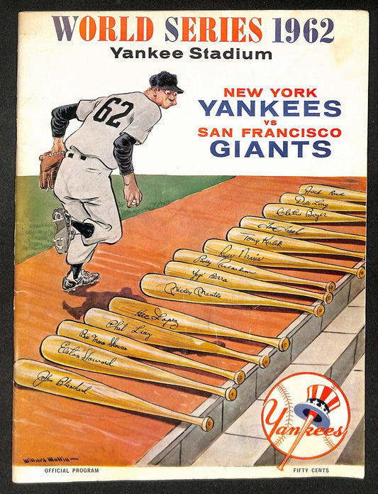 1962 World Series Program New York Yankees vs. San Francisco Giants 215489