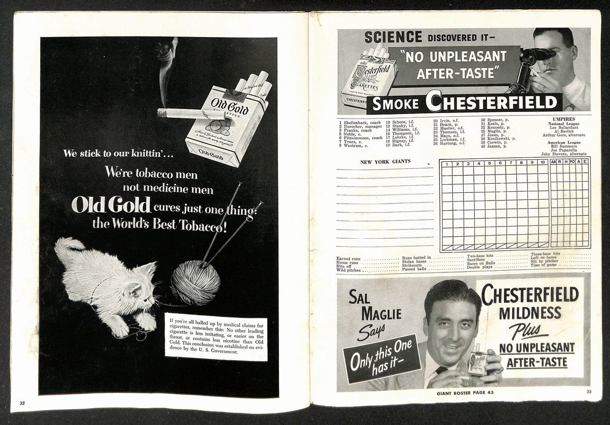1951 World Series Program New York Giants vs. New York Yankees 215491