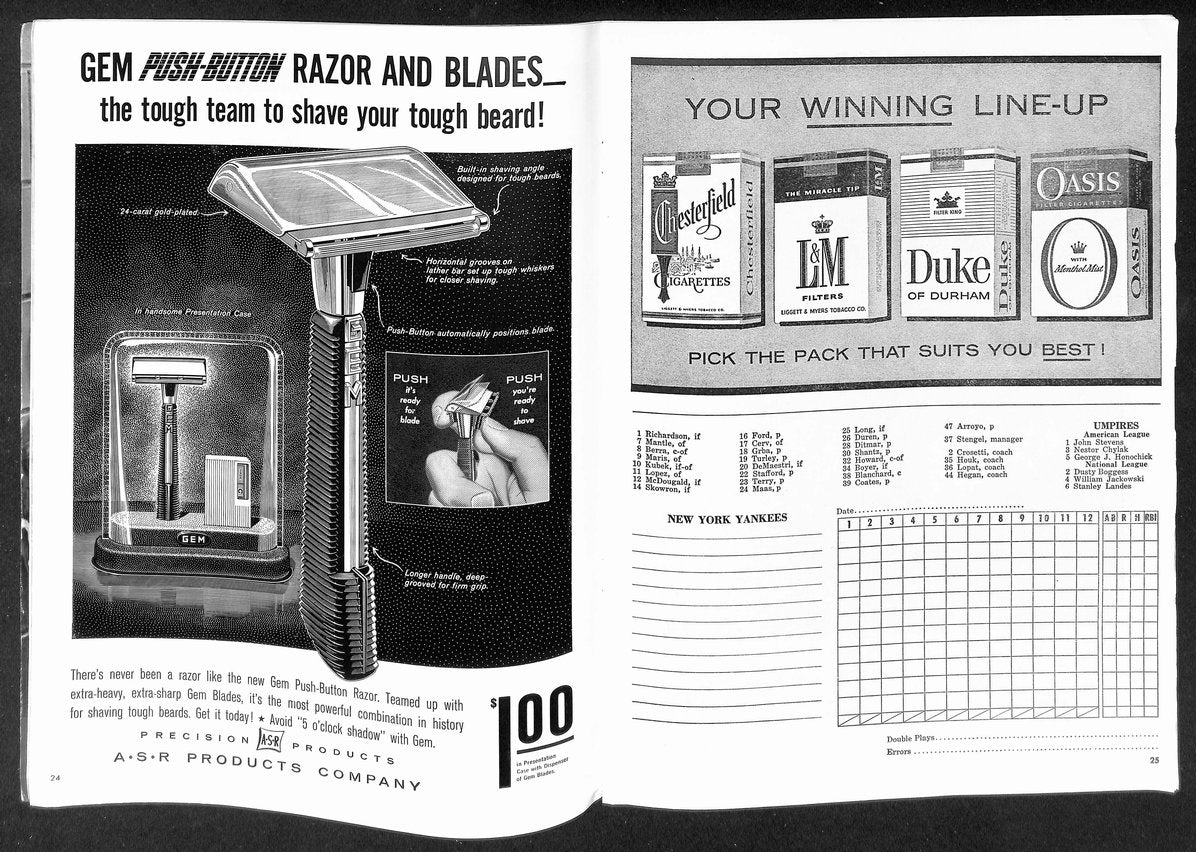 1960 World Series Program New York Yankees vs. Pittsburgh Pirates 215492