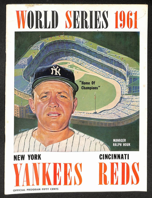 1961 World Series Program New York Yankees vs. Cincinnati Reds 215493