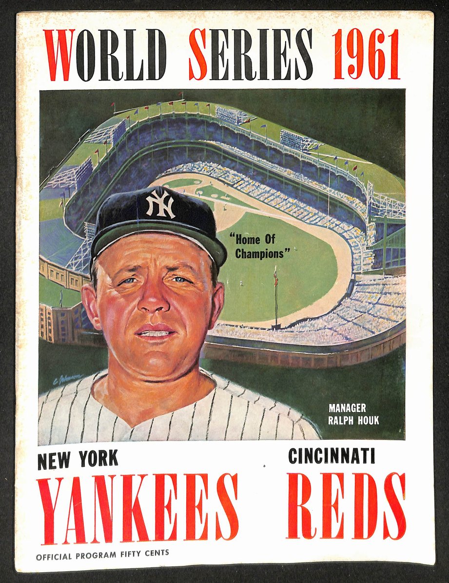 1961 World Series Program New York Yankees vs. Cincinnati Reds 215494