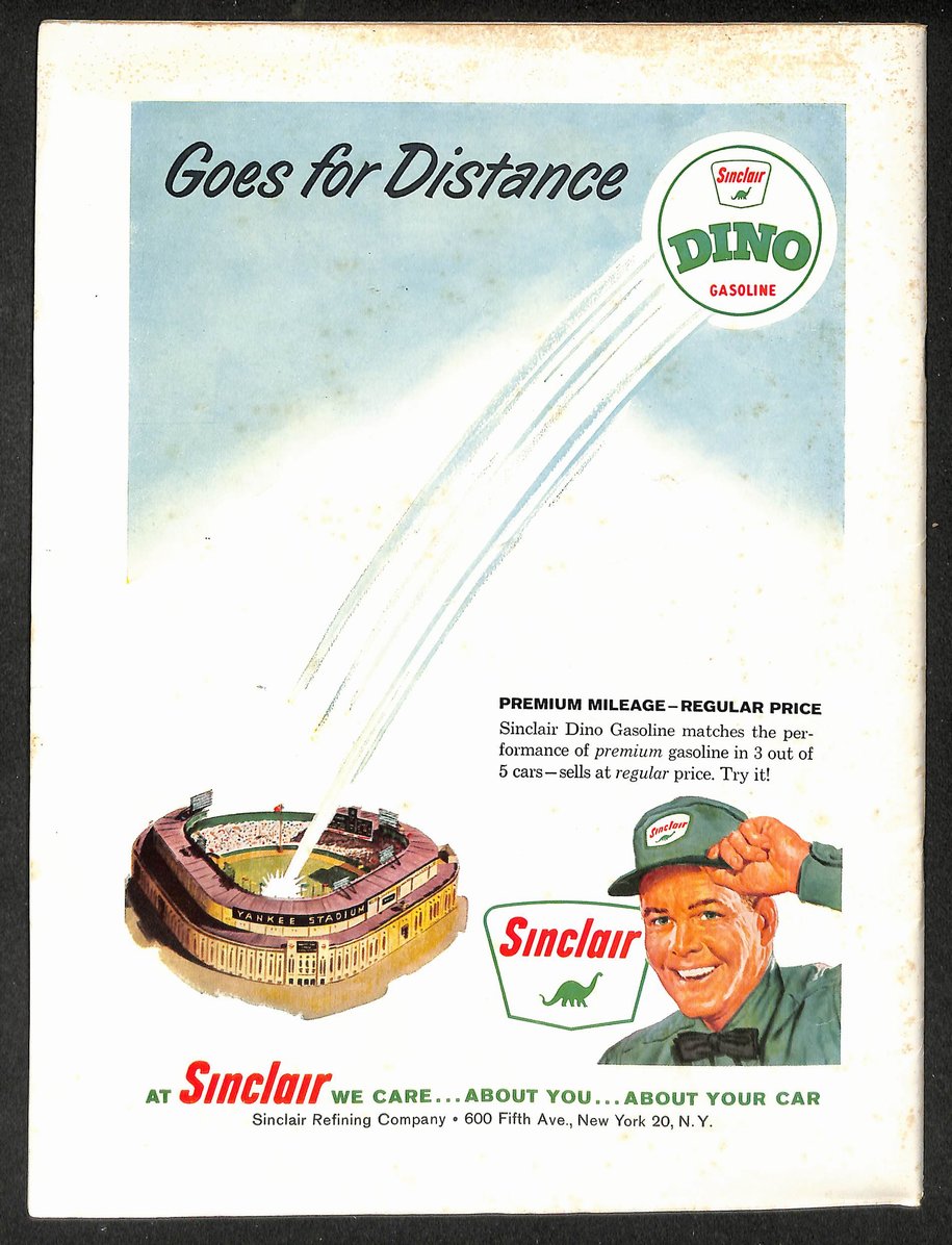 1961 World Series Program New York Yankees vs. Cincinnati Reds 215494