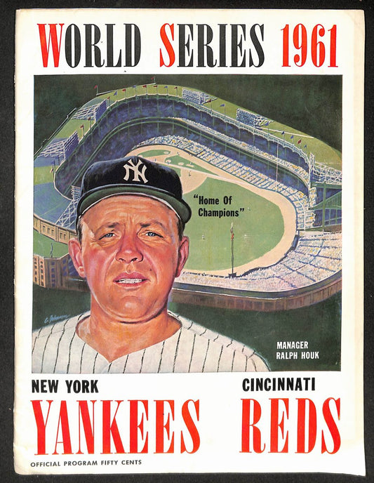 1961 World Series Program New York Yankees vs. Cincinnati Reds 215495
