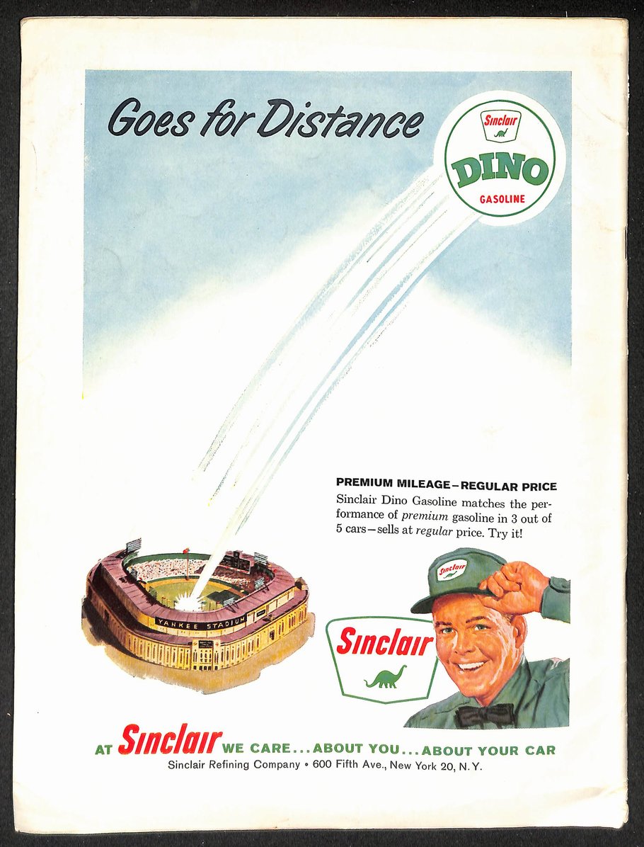 1961 World Series Program New York Yankees vs. Cincinnati Reds 215495