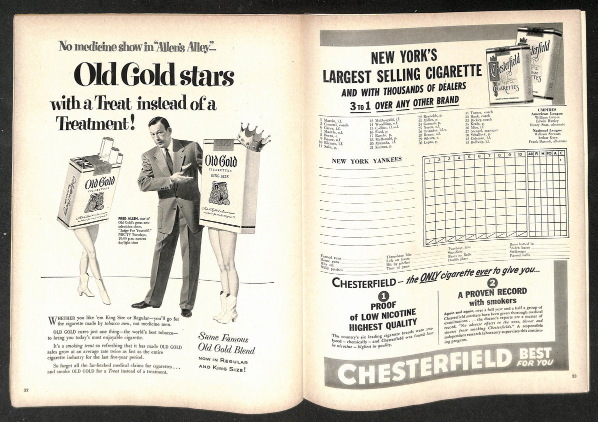 1953 World Series Program New York Yankees vs. Brooklyn Dodgers Unscored 215496