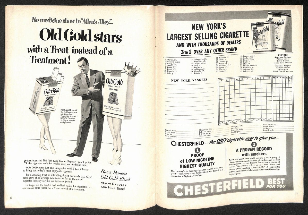 1953 World Series Program New York Yankees vs. Brooklyn Dodgers Unscored 215497