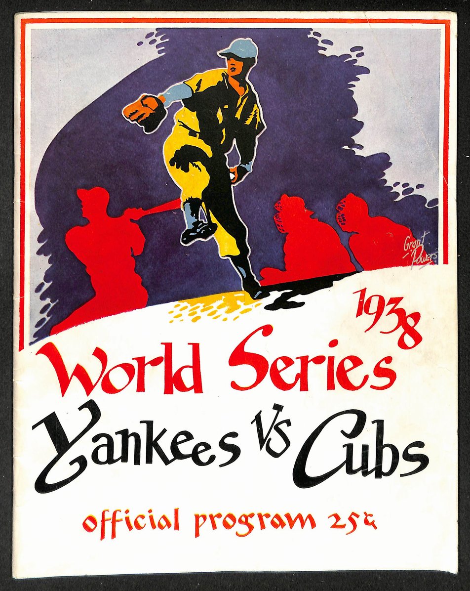 1938 World Series Program New York Yankees vs. Chicago Cubs 215501