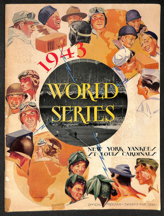 1943 World Series Program New York Yankees vs. St. Louis Cardinals 215502