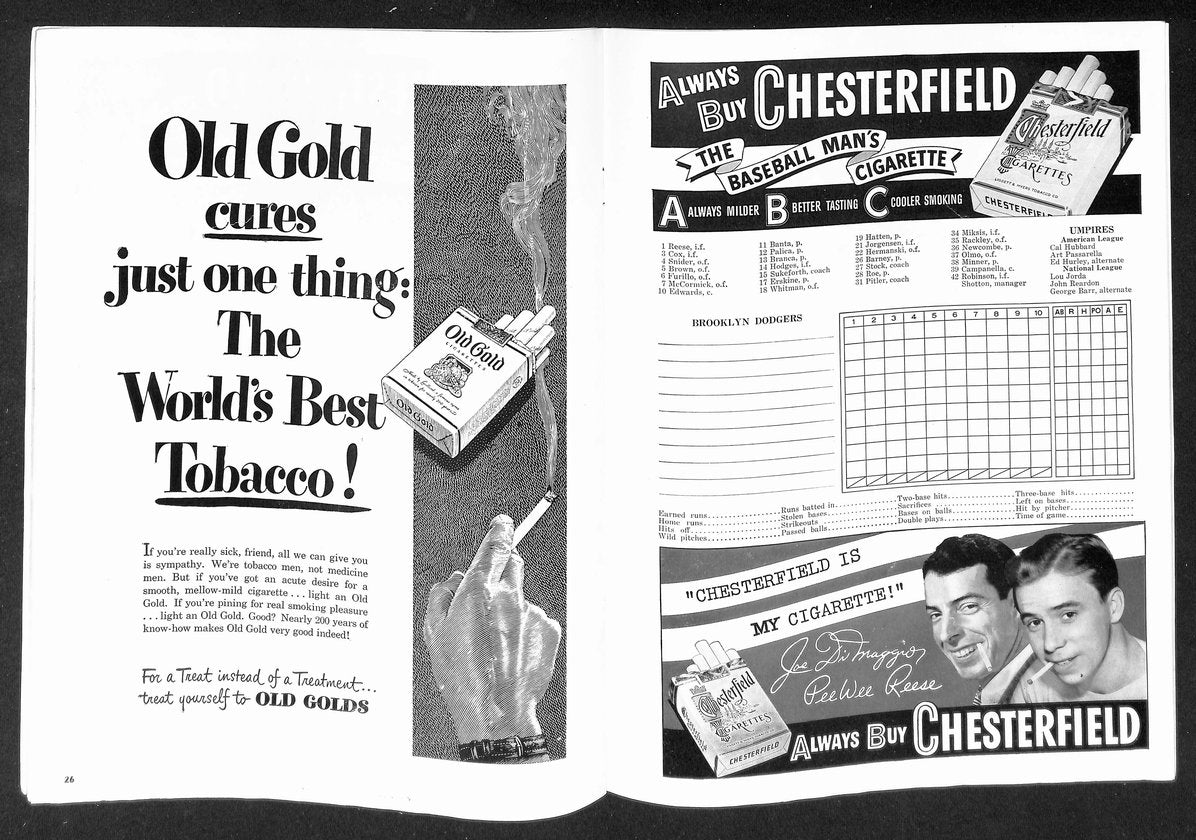 1949 World Series Program New York Yankees vs. Brooklyn Dodgers Unscored 215503