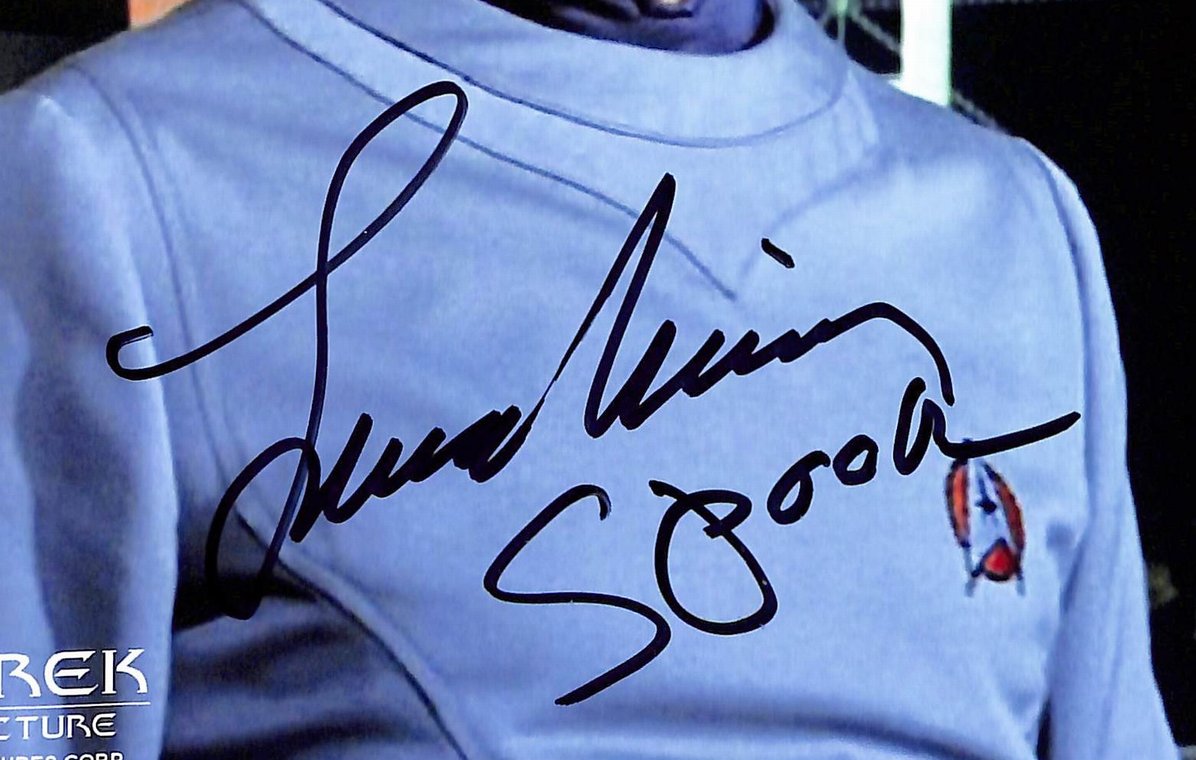 Leonard Nimoy Signed/Inscribed Spock 8x10 Photo Star Trek PSA/DNA 215515