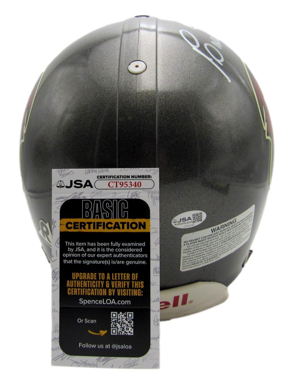 Brad Johnson Signed Buccaneers Full Size Proline Authentic Helmet JSA 215286
