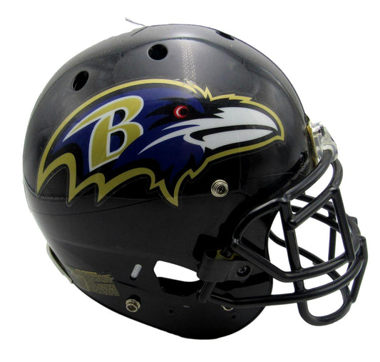 Baltimore Ravens Team Issued Black Full Size Authentic Football Helmet 215287