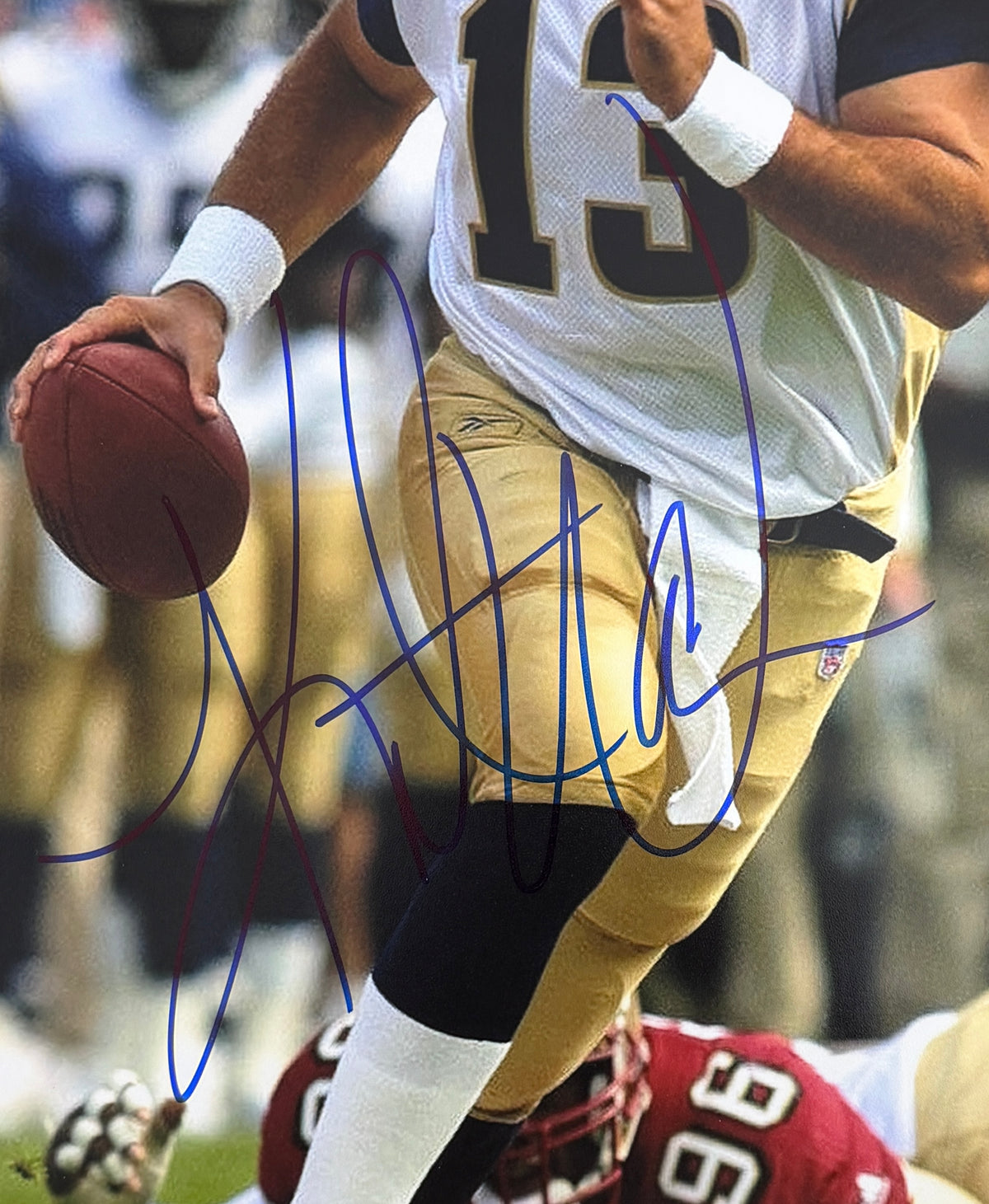 Kurt Warner HOF Signed/Autographed 11x14 Photo St. Louis Rams Beckett 215521