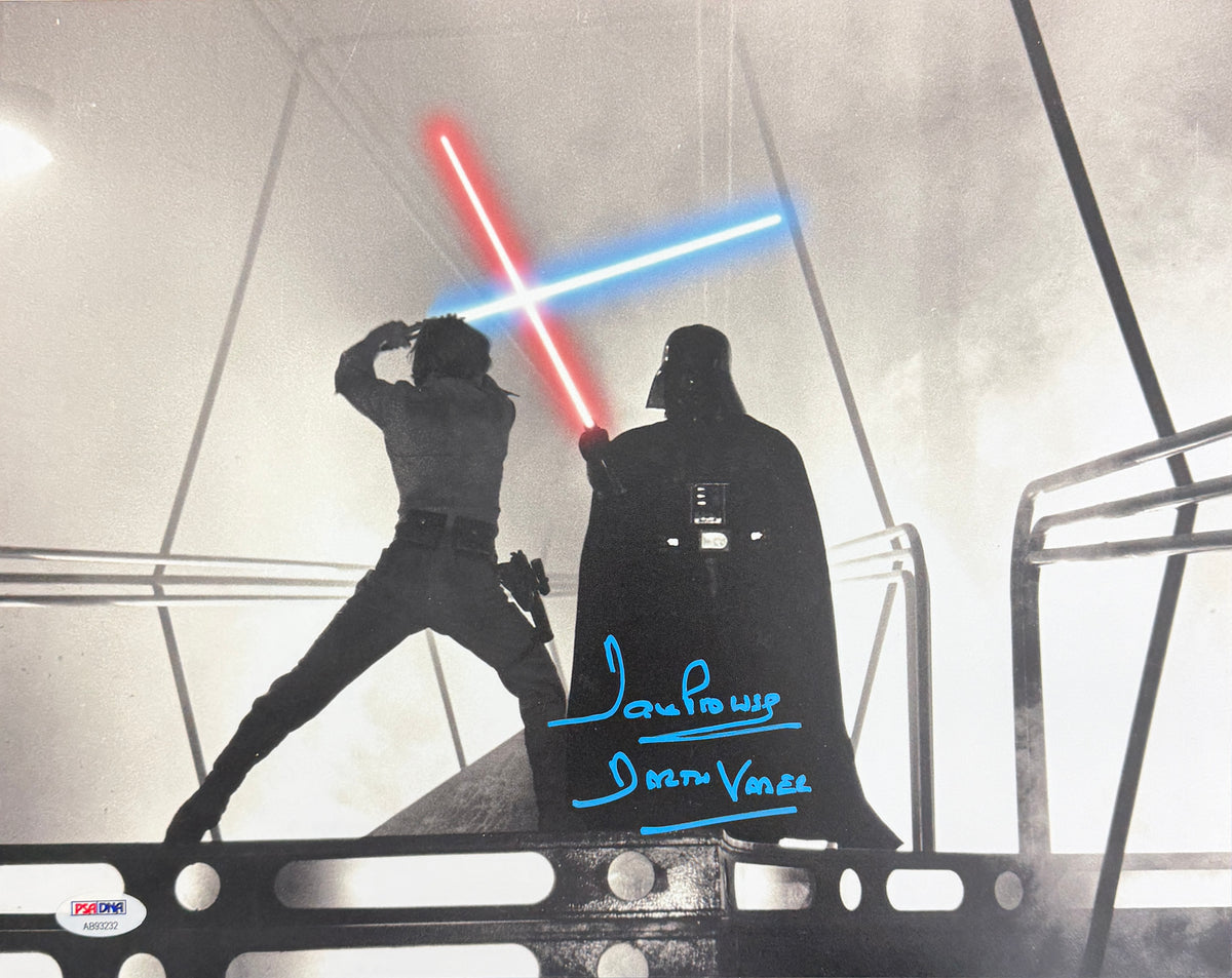 Dave Prowse "Star Wars" Signed/Inscr "Darth Vader" 11x14 Photo PSA/DNA 215523