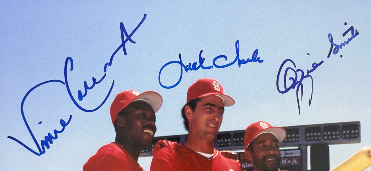 Coleman/Clark/Smith Signed/Auto 11x14 Photo St. Louis Cardinals JSA 215530