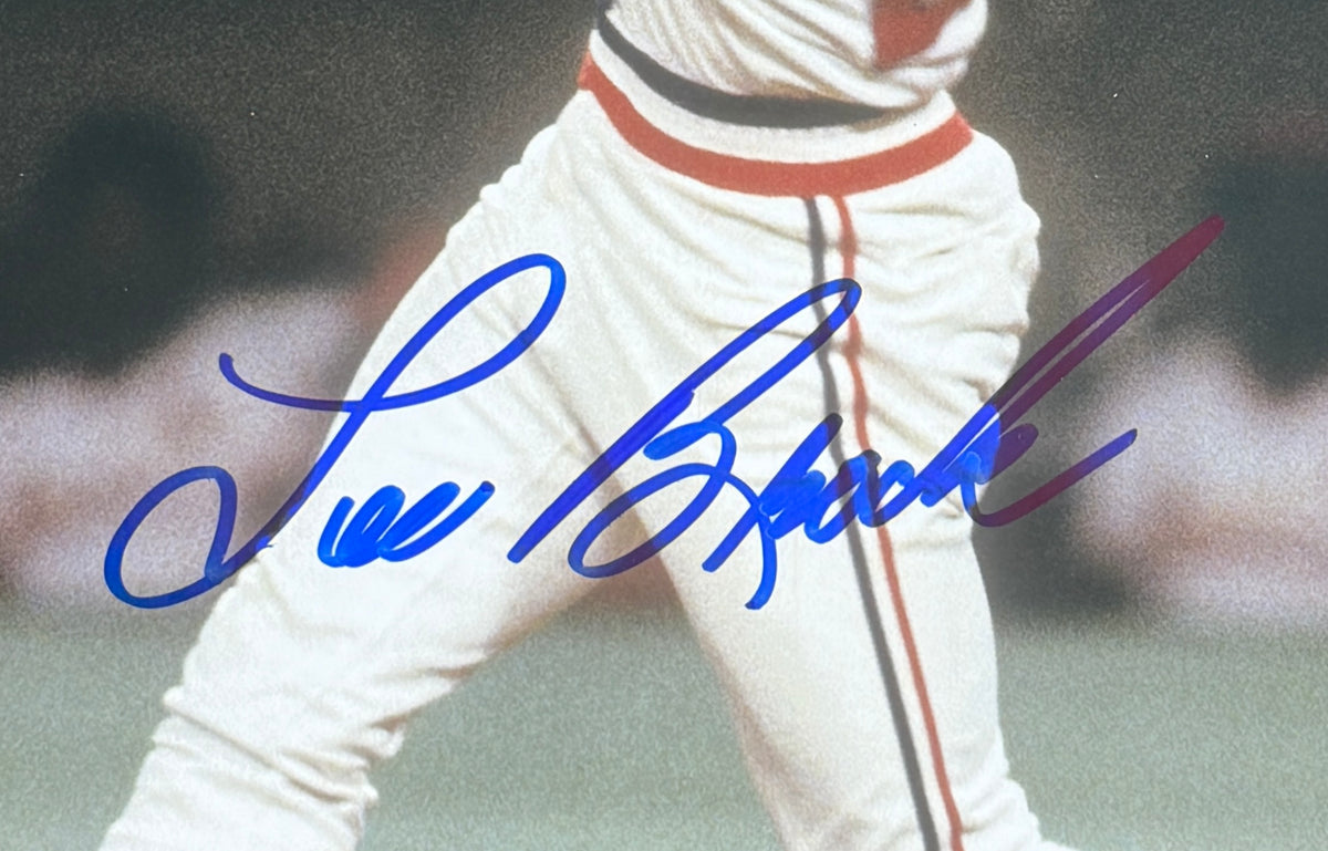 Lou Brock HOF Signed/Autographed 11x14 Photo St. Louis Cardinals JSA 215533