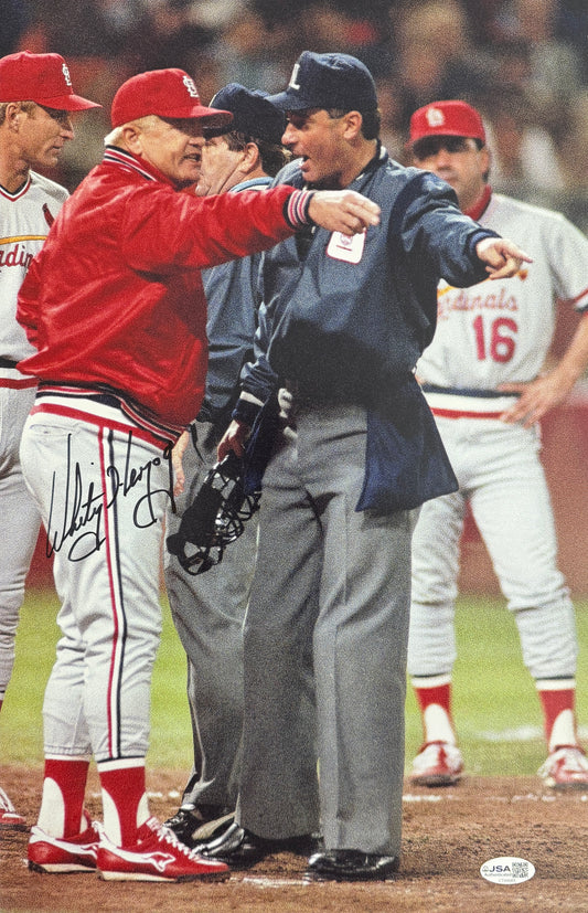 Whitey Herzog HOF Signed/Autographed 11x14 Photo St. Louis Cardinals JSA 215536