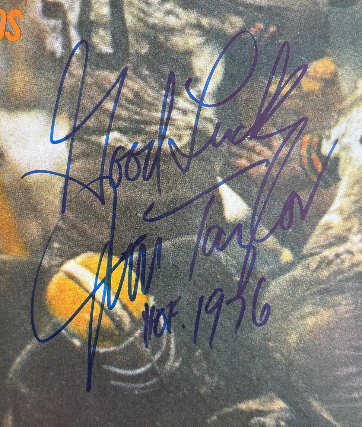 Jim Taylor HOF Packers Signed/Inscribed 11/14/1966 LIFE Magazine JSA 215538