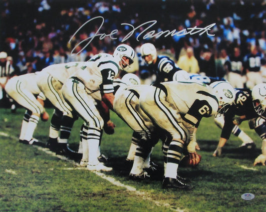 Joe Namath HOF Signed/Autographed 16x20 Photo New York Jets PSA/DNA 215353