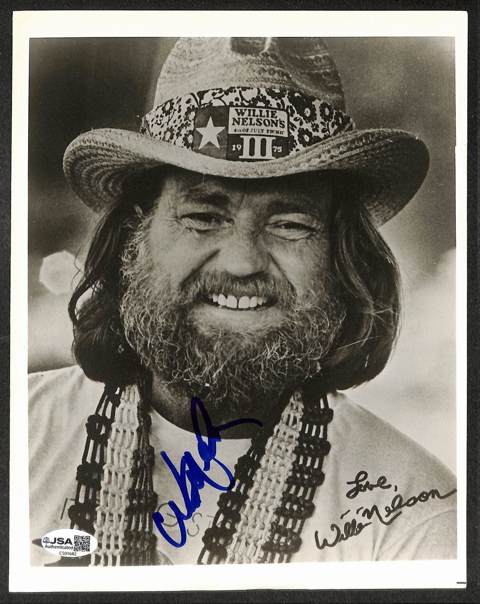 Willie Nelson Signed/Autographed 8x10 Photo Musician JSA 214429