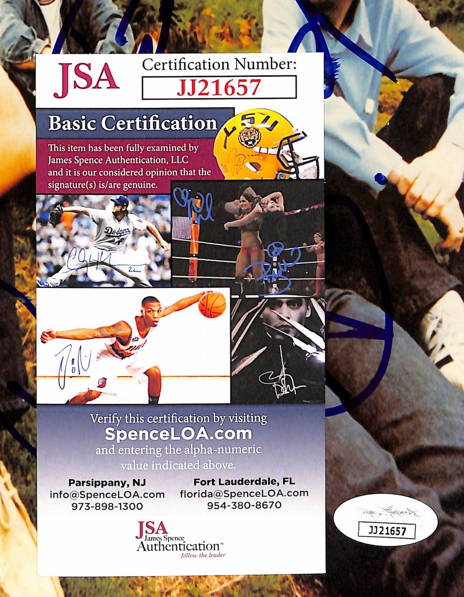 The Verve Signed/Autographed by 5 8x10 Photo English Rock Band JSA 214432