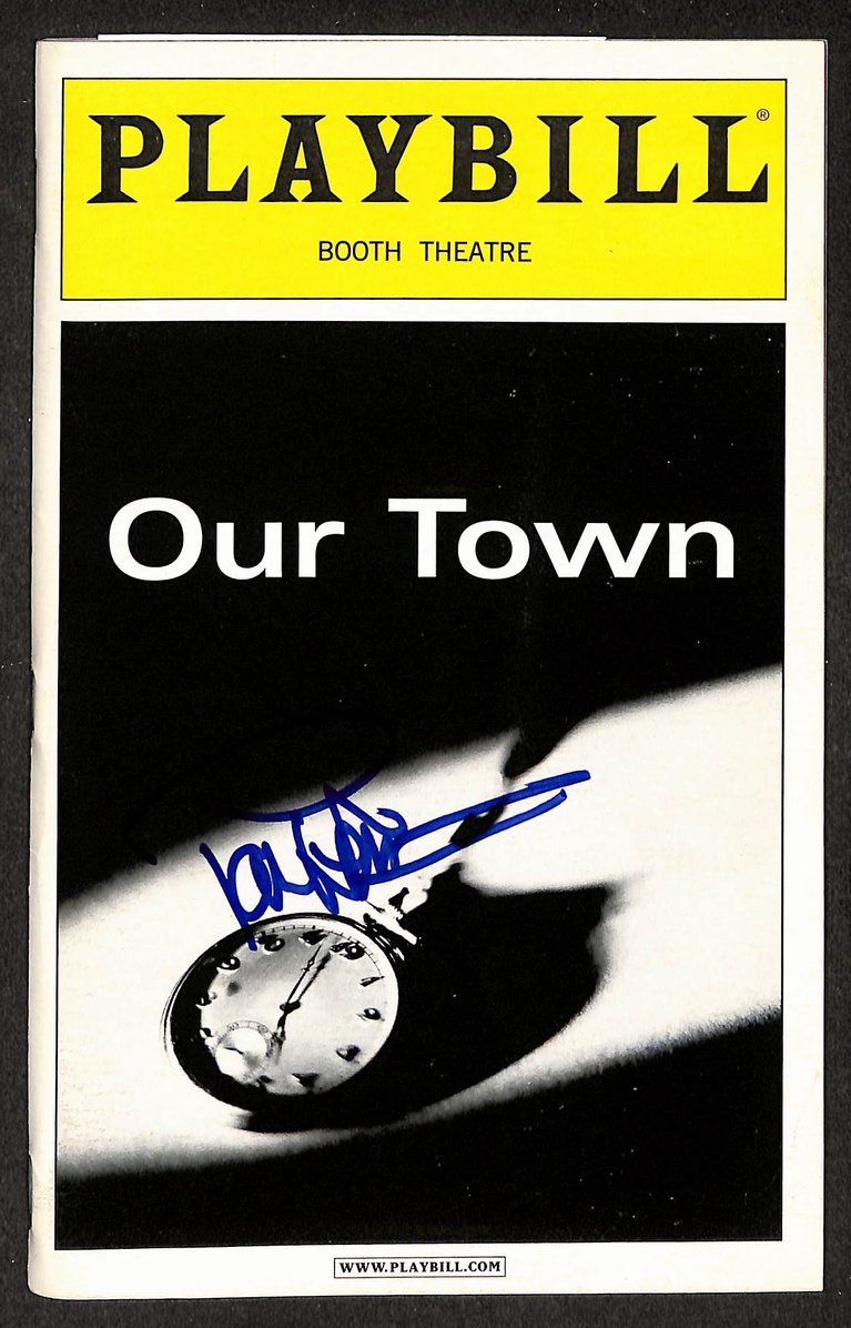 Paul Newman Signed/Autographed Our Town Playbill BAS 214433