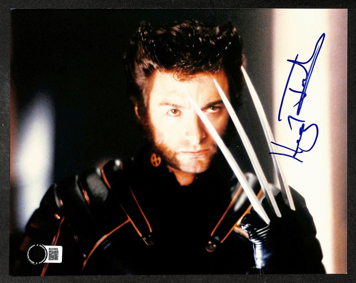 Hugh Jackman Signed/Autographed 8x10 Photo Wolverine BAS 214434