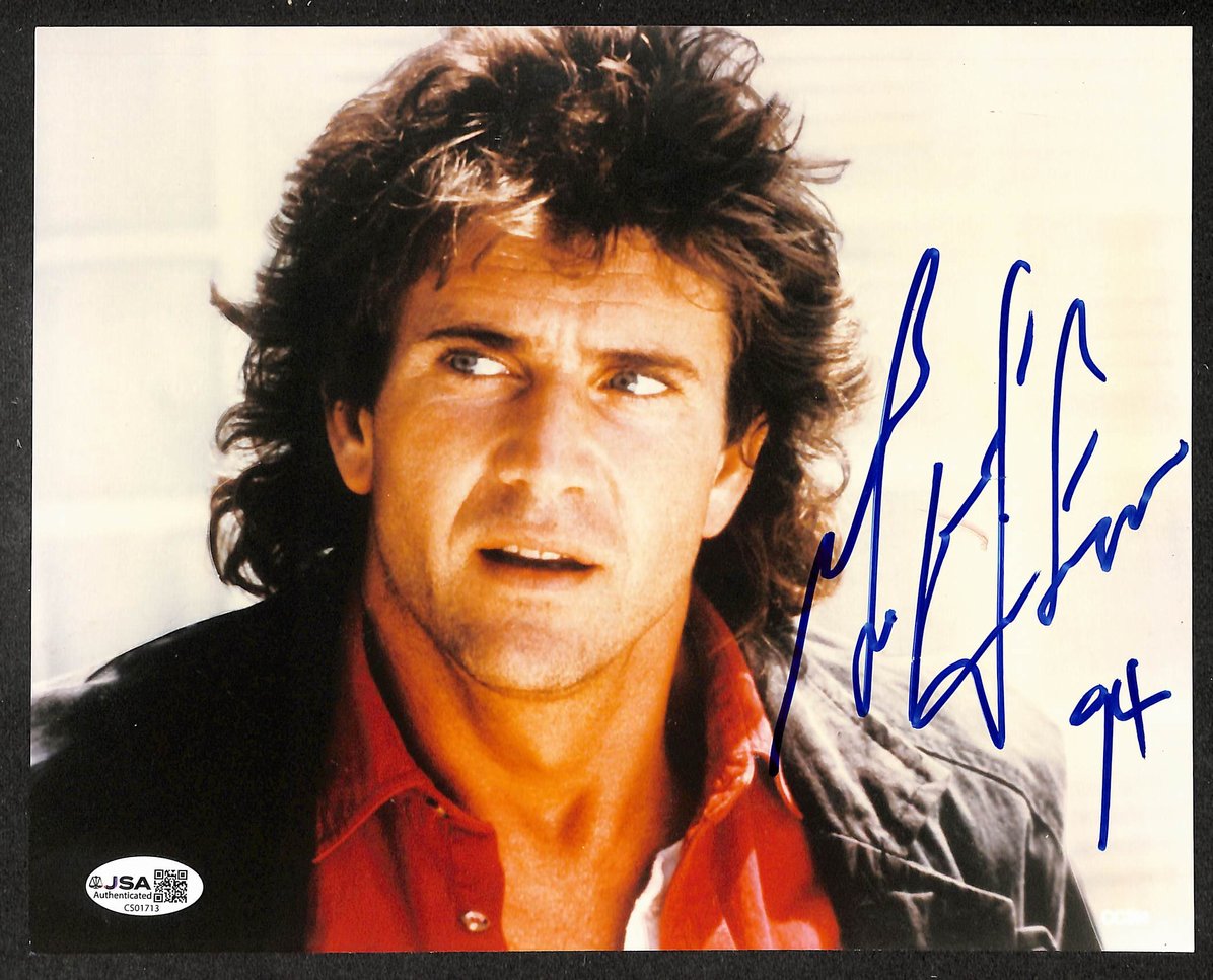 Mel Gibson Signed/Autographed 8x10 Photo Lethal Weapon JSA 214437