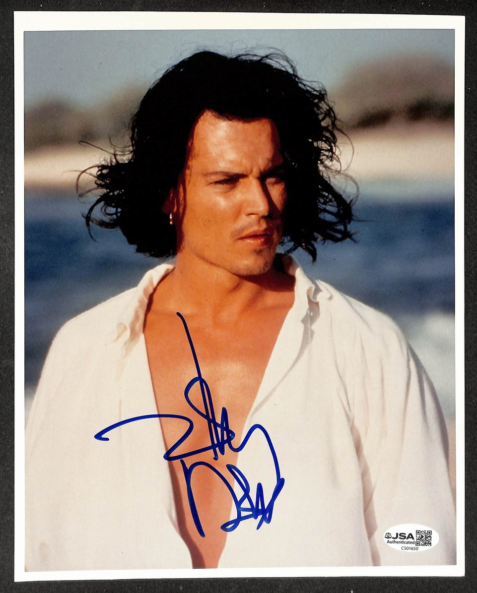 Johnny Depp Signed/Autographed 8x10 Photo Don Juan DeMarco JSA 214441