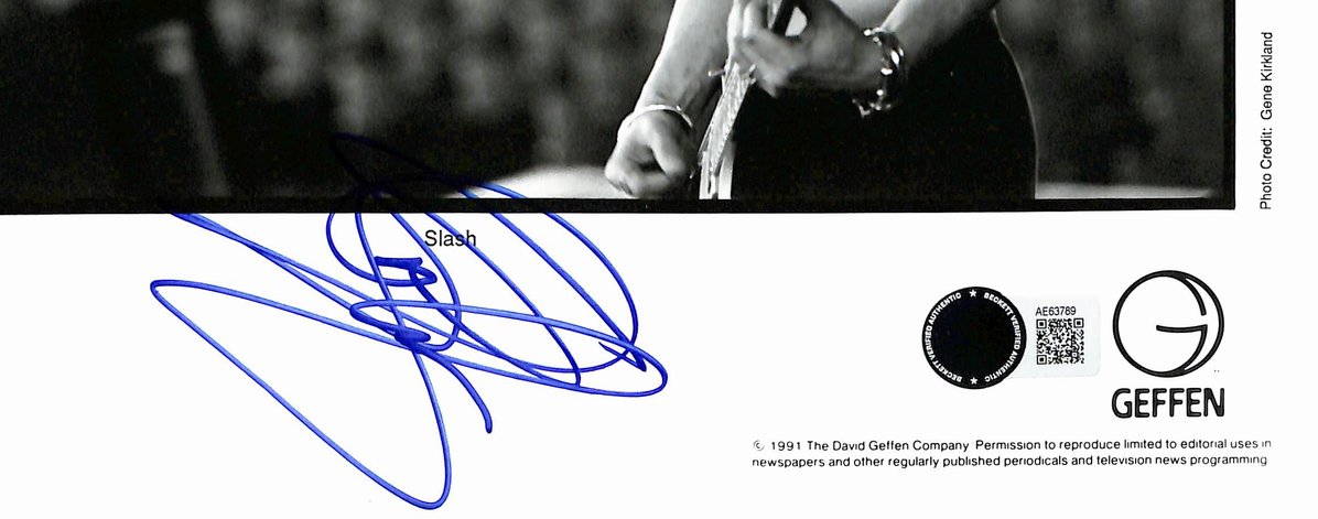 Slash Signed/Autographed 8x10 Photo Guns N Roses BAS 214448